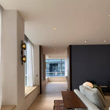 Noreva | Sculptural Glass Wall Light with Integrated LED for Modern Interior Lighting