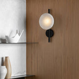 Noreva | Sculptural Glass Wall Light with Integrated LED for Modern Interior Lighting