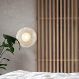 Noreva | Sculptural Glass Wall Light with Integrated LED for Modern Interior Lighting