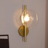 Noreva | Sculptural Glass Wall Light with Integrated LED for Modern Interior Lighting