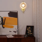 Noreva | Sculptural Glass Wall Light with Integrated LED for Modern Interior Lighting