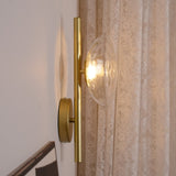 Noreva | Sculptural Glass Wall Light with Integrated LED for Modern Interior Lighting