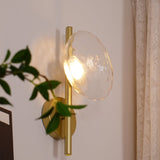 Noreva | Sculptural Glass Wall Light with Integrated LED for Modern Interior Lighting