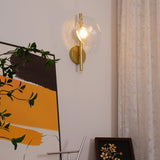Noreva | Sculptural Glass Wall Light with Integrated LED for Modern Interior Lighting