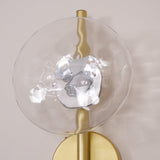 Noreva | Sculptural Glass Wall Light with Integrated LED for Modern Interior Lighting