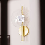 Noreva | Sculptural Glass Wall Light with Integrated LED for Modern Interior Lighting