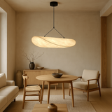 Miyara | Japandi Silk Pendant Light with Soft Ambient Glow