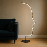 Mono | Minimalist Face-Outline LED Floor Lamp