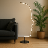 Mono | Minimalist Face-Outline LED Floor Lamp