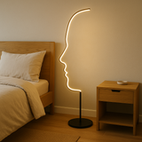 Mono | Minimalist Face-Outline LED Floor Lamp