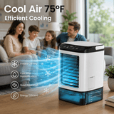 Portable Misting Fan – Cooling Spray Fan with Water Mist Function