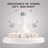 LED Ceiling Fan Light with Remote Control – Easy Screw-In Installation