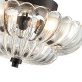 Amyra | Vintage Amber Glass Ceiling Lamp for Living Room and Bedroom