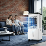 3-in-1 Portable Evaporative Air Cooler – Mobile Cooling Fan with Purifier