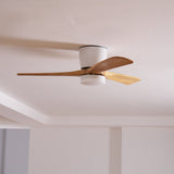 Arvienne | Nordic Wooden Ceiling Fan Light with LED for Modern Bedrooms