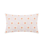 Zelric | Embroidered Daisy Cushion Cover for Sofa and Bed Decor