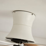 Nerik | Scandinavian Ceiling Fan with Wooden Blades, Tri-Colour LED and Remote Control for Living Room and Bedroom