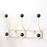 Kirex | Modern Wall Hook Rack with Mid Century Design for Entryway, Bedroom and Home Storage
