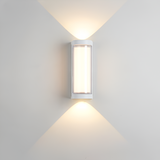 Vaselle | Nordic Up Down LED Outdoor Wall Light with Frosted Acrylic and IP65 Waterproof Aluminium Design