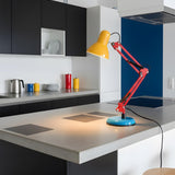 Velmora | Colourful Adjustable Desk Lamp with Mechanical Arm and Plug-In Design