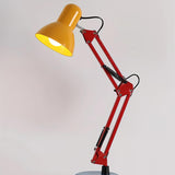 Velmora | Colourful Adjustable Desk Lamp with Mechanical Arm and Plug-In Design