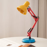 Velmora | Colourful Adjustable Desk Lamp with Mechanical Arm and Plug-In Design