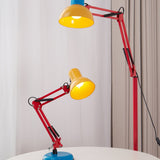 Velmora | Colourful Adjustable Desk Lamp with Mechanical Arm and Plug-In Design