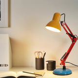 Velmora | Colourful Adjustable Desk Lamp with Mechanical Arm and Plug-In Design