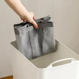 Sumi | Foldable Nylon Mesh Laundry Hamper with Hanging Loop for Bathroom and Laundry Room