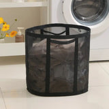 Sumi | Foldable Nylon Mesh Laundry Hamper with Hanging Loop for Bathroom and Laundry Room