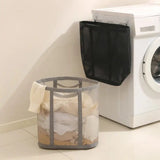 Sumi | Foldable Nylon Mesh Laundry Hamper with Hanging Loop for Bathroom and Laundry Room
