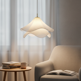 Almirae | Japandi Fabric Pendant Light with Warm Glow for Modern Interiors