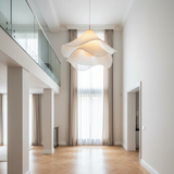 Almirae | Japandi Fabric Pendant Light with Warm Glow for Modern Interiors