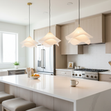 Almirae | Japandi Fabric Pendant Light with Warm Glow for Modern Interiors