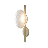 Noreva | Sculptural Glass Wall Light with Integrated LED for Modern Interior Lighting