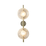 Noreva | Sculptural Glass Wall Light with Integrated LED for Modern Interior Lighting