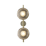 Noreva | Sculptural Glass Wall Light with Integrated LED for Modern Interior Lighting