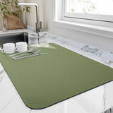 Selira | Super Absorbent Diatomite Dish Drying Mat for Quick Dry Kitchen Countertops