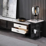 Valora | Iron and Glass Floor Light with Amber or Smoke Shade for Living Room Lighting