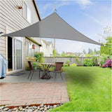 Valior | UV Shade Sail Canopy in Grey and Beige for Garden, Patio and Balcony, Triangle and Rectangle