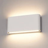 Rivo | Modern Round Aluminium Outdoor Wall Light in Black and White, 6W and 12W, IP65 Rated