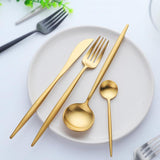 Xyra | Premium Plated Stainless Steel Flatware Set for Elegant Dining