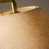 Silvara | Modern Floor Lamp with Double Fabric Shade Design for Refined Living Spaces