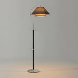 Silvara | Modern Floor Lamp with Double Fabric Shade Design for Refined Living Spaces