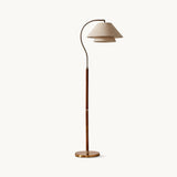 Silvara | Modern Floor Lamp with Double Fabric Shade Design for Refined Living Spaces