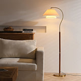 Silvara | Modern Floor Lamp with Double Fabric Shade Design for Refined Living Spaces