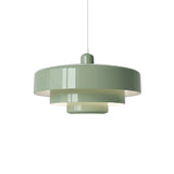 Veloraine | Triple Layer Disc Macaron Pendant Light With Aluminium Shade in Multiple Colours