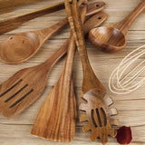 Zirex | Wooden Kitchen Utensil Set 7 Piece for Non-Stick Cookware