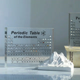 Serenyax | Illuminated Periodic Table Lamp with Real Elements Acrylic Display