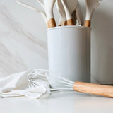 Orlyn | Heat Resistant Silicone Cooking Utensils Set for Non-Stick Pans